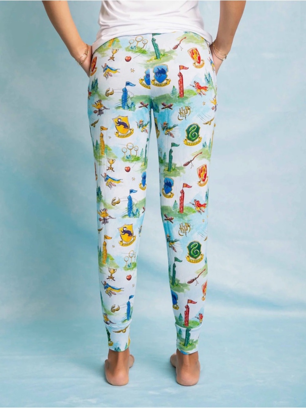 Bums & Roses Harry Potter Bamboo Pajama pants Women’s Medium Comfy Lounge - Picture 2 of 12